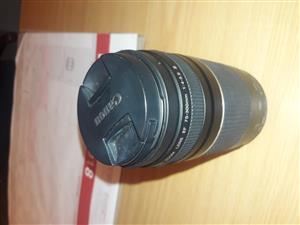 Canon EF 75-300mm Zoom Lens for sale...As New
