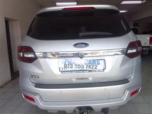 2019 FORD EVEREST 2.2 6SPEED AUTOMATIC 7SEATER SILVER DIESEL REVERSE SENSER REVERSE CAMERA TOWBAR LE
