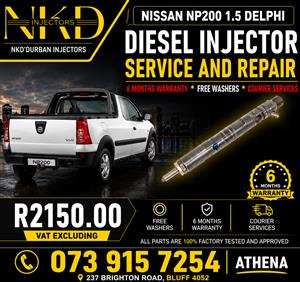 Recondition_Injectors_Nissan_Np200_1.5L
