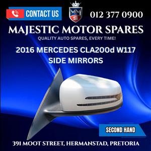 2016 Mercedes-Benz CLA200d W117 Side Mirrors – For Sale | Used