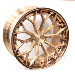 22″ SKAR SKF-08 5/112 Bronze Forged Alloy Wheels
