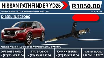 Nissan Pathfinder yd25 Diesel Injectors 
