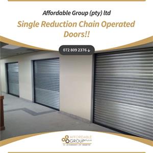 Chain operated Roller shutter doors