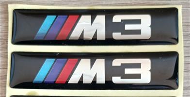 E46 BMW side vent M3 badges emblems 
