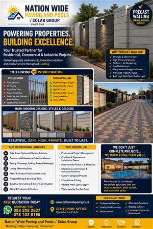 BOUNDARY WALLS  GAUTENG NO 1 COMPANY 