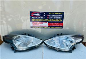 Nissan Almera left and right side headlights 