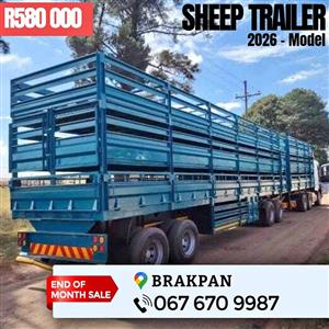 TRIPLE DECK SHEEP TRAILER – 2026 MODEL