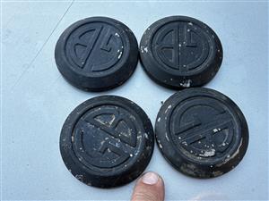 GB wheel centre caps.