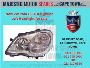 VW Polo 1.9 TDI Highline Left Headlight