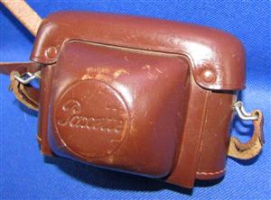 Vintage Braun Super Paxette Camera 1:2.8 45 with Leather Case