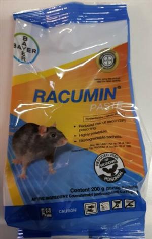 Rat problem and you care about the environment ? Racumin paste 200GMS rat poison