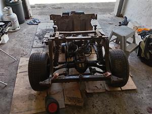 2x 2022 Yamaha Golfcart chassis and drivetrain 