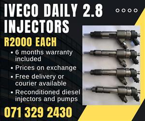IVECO DAILY 2.8 INJECTORS FOR SALE WITH WARRANTY INCLUDED 