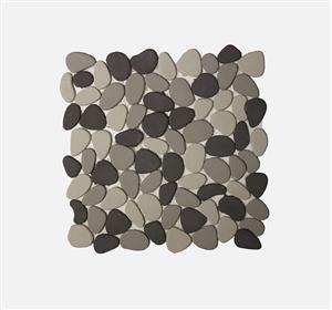Shower mosaic Palma Flat Pebble stone design sheets