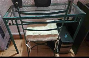 Steel Study desk with chair only for sale