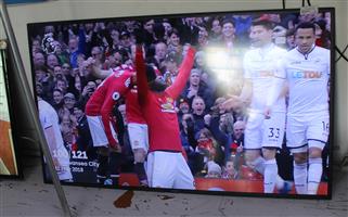 SAMSUNG UA55K6000BK 55 INCH SMART TV W/REMOTE NO LEGS S065809A