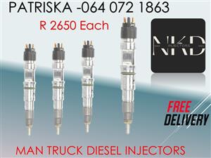 MAN TRUCK DIESEL INJECTORS FOR SALE