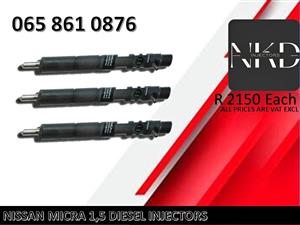 NISSAN MICRA 1.5 DIESEL INJECTORS RECONDITION OR BUY NEW
