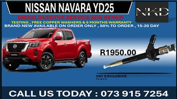 Nissan Navara yd25 Diesel Injectors 