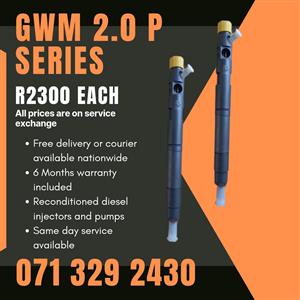GWM 2.0 P SERIES INJECTORS FOR SALE WITH WARRANTY 