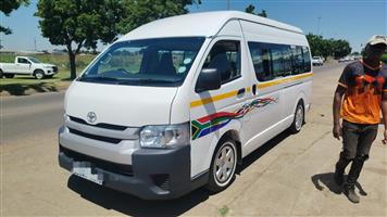 2016 Toyota quantum 2.5 diesel 15 seaters