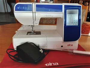 Elna sewing machine and Bernette embroidery machine