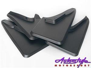 Golf Mk1 Black Mudflaps (set of 4)
