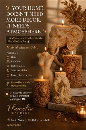 FLAMELIA CANDLES – NOT YOUR AVERAGE CANDLE