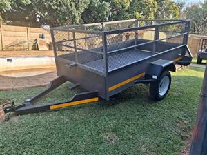2.4MX1.3MX800MM UNBRAKE MESH TRAILER