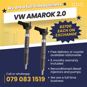 VW AMAROK 2.0 INJECTORS FOR SALE WITH WARRANTY 