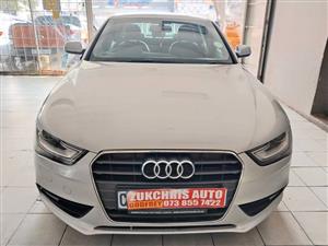 2014 AUDI A4 2.0 TDI AUTOMATIC DIESEL 95.000KM SILVER COLOUR  LEATHER SEATS REVERSE SENSORS