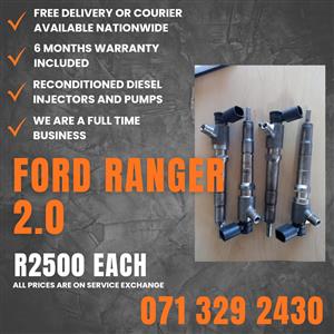 FORD RANGER 2.0 INJECTORS FOR SALE WITH WARRANTY INCLUDED 