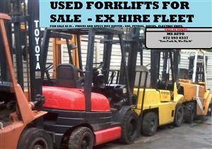 Various Forklifts For Sale - Ex Hire Units 