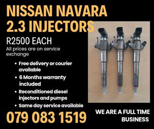 NISSAN NAVARA 2.3 INJECTORS FOR SALE WITH WARRANTY 
