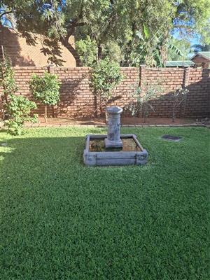 Cement fountain 