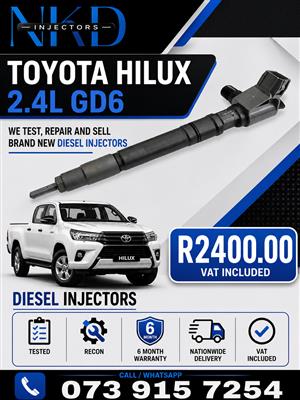 Toyota Quantum D4D Diesel Injectors 