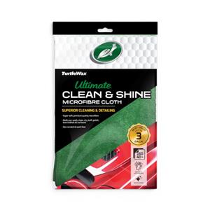 Turtle Wax Ultimate Clean & Shine Microfibre Cloth (3 Pack)