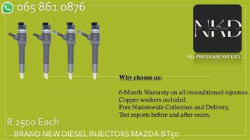 New Mazda BT50 diesel injectors for sale