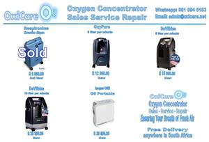 Oxygen Concentrators - Medical Grade - NEW for sale  Pretoria - Pretoria North