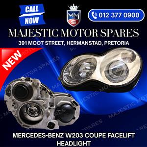 Mercedes-Benz W203 Coupe Facelift Headlight - New