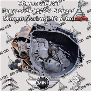 Citroen C3/DS3 & Peugeot 3008/308 1.6T 5 Speed Manual Gearbox - Ready to Fit