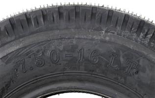 7.50R16 BRANDNEW NYLON TYRES
