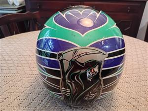 Motor Bike Helmets, 1 Bell Full Face, 1 AGV full face