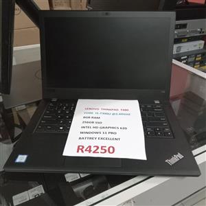 Lenovo Thinkpad T480 Core i5-7300u@2.60ghz 8GB RAM 256GB SSD Intel HD Graphics 620 Windows 11 Pro