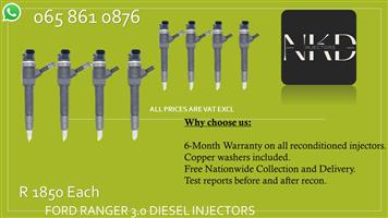 RANGER 3.0 DIESEL INJECTORS FOR SALE ON EXCHANGE OR RECON 
