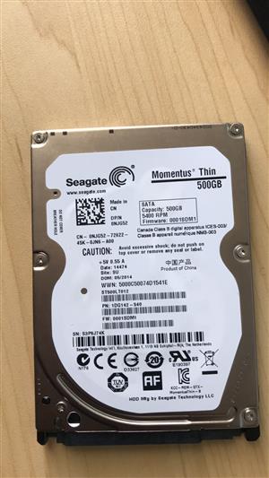 500GB laptop hard drive for sale