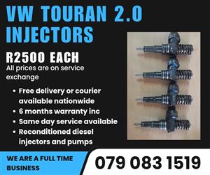 VW TOURAN 2.0 INJECTORS FOR SALE WITH WARRANTY 