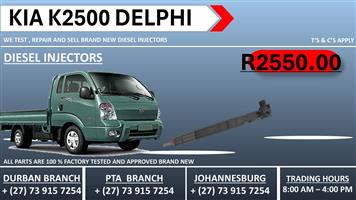 Kia K2500 Delphi Diesel Injectors 
