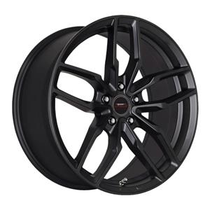 19″ A-Line Brook 5/112 Satin Black Alloy Wheels