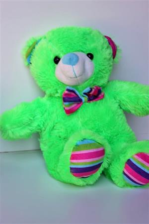 Soft Plush Stuffed Lovely Green Teddy Bear Pre-Loved